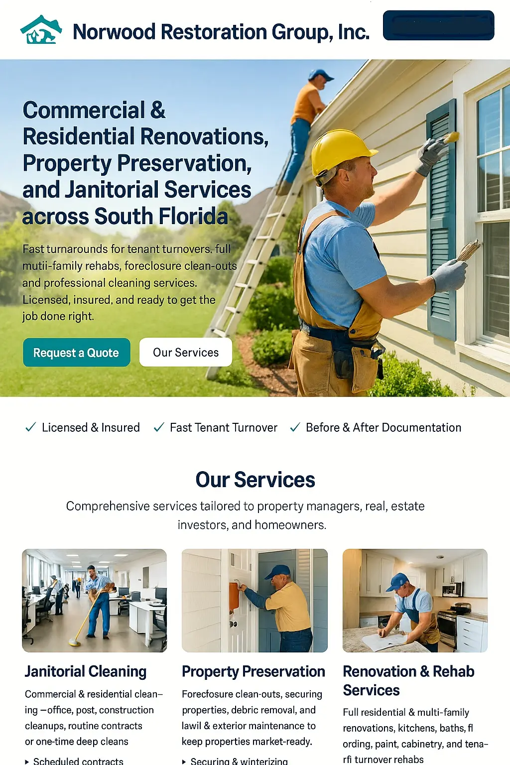 Norwood Restoration Group Professional Restoration